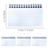 4 Pack Index Cards, 200 Sheets Flash Cards Lined Revision