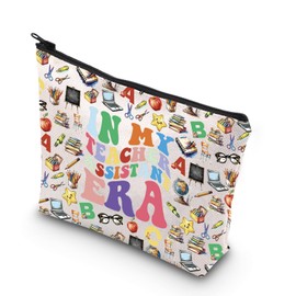 TSOTMO TA Gift In My Teaching Assistant Era Makeup Bag Teacher Appreciation Gift for Teacher Assistant (Assistant Era bag)