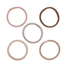 [Herbeluemily] ヘアゴム ヘアアクセサリー ニュアンスカラー 韓国風 おしゃれ 5本セット