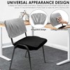 4Pcs Dining Chair Back Covers Stretch PU Kitchen Chair Protectors