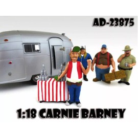 American Diorama TRAILER PARK CARNIE BARNEY FIGURE 1/18 SCALE DIECAST ACCESSORY AMERICAN DIORAMA