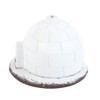 Winter Igloo Incense Cone Burner - Handcrafted Ceramic, Smoke Dispersion,