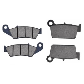AHL Front and Rear Brake Pads for Yamaha YZ125 YZ250 YZ450F 2003-2007 / YZ250F (4T) 2003-2006 / WR250F (4T) 2003-2013 / WR 250 R/X 2008-2013 / WR450F WR450 F 2003-2010