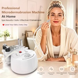 UNOISETION Máquina de microdermoabrasión de diamante, máquina de dermoabrasión de diamante 3 en 1, profesional para peeling facial, cuidado de la piel