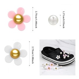TSUOUKL Shoe Decoration, Shoe Charms, Crocodile Pendant for Children, Flower Pendant for Crocs, Shoe Charms, Shoe Charm Accessories, Crocs Bracelet, Cute for Girls, Boys and Adults