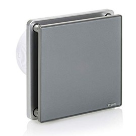STERR - Grey Bathroom Fan with Glass Front - BFS100-G