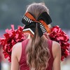 DEEKA 8" Softball Cheer Bows with Glitter Stitching Thread Cheerleader