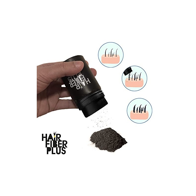 HairFiberPlus, Instant fibres in seconds (black)