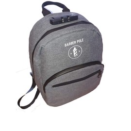 Smell Proof Bag Back Pack -Activated Carbon Lined Bag to Carry Your Smelly Goods - Stash Bag - Barber Pole