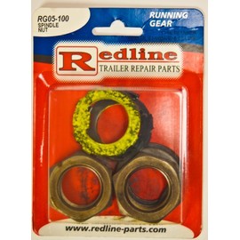 Redneck Trailer Supplies One Redline Spindle Nut Kit RG05-100, Dexter Standard