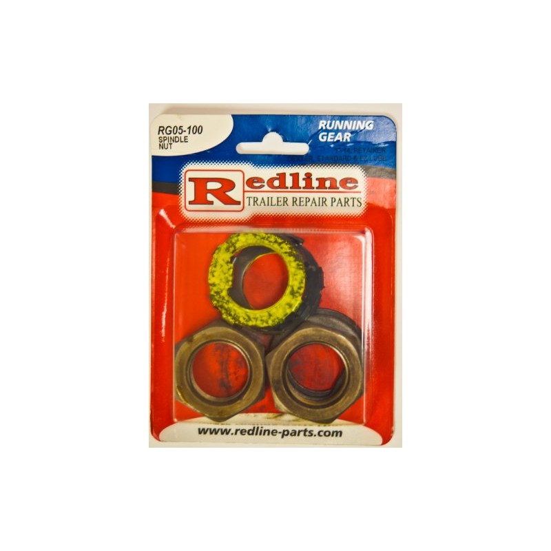 Redneck Trailer Supplies One Redline Spindle Nut Kit RG05-100, Dexter