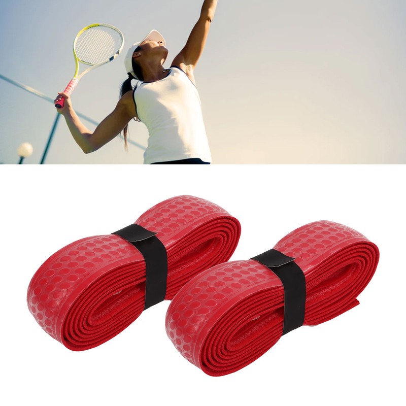2 PCS Tennis Racket Grip Tape Badminton Racquet Thick Overgrips