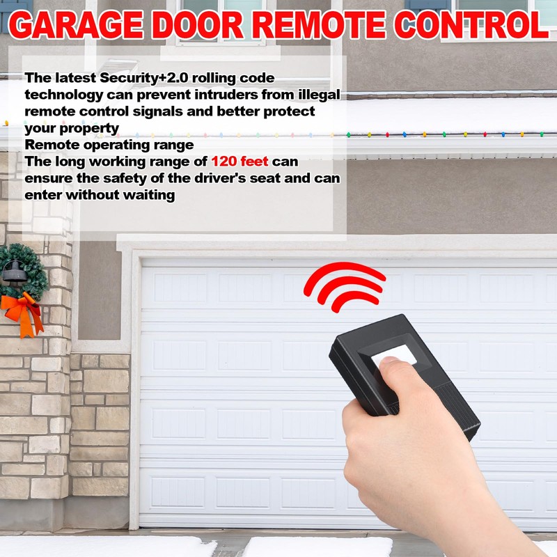Kingdder 8 Pcs Garage Door Remote Compatible with Linear Delta