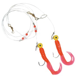 Dieter Eisele Pilk Leader 2 Jigs Red 10 g Sea Leader for Pilking Fishing for Cod, By-Catcher Baltic Sea