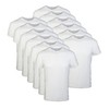 Gildan Men's Crew T-Shirts, Multipack, Style G1100, White (12-Pack), Large