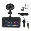 4in Touch Screen Driving Recorder 1080P Dual Dash Cam Night