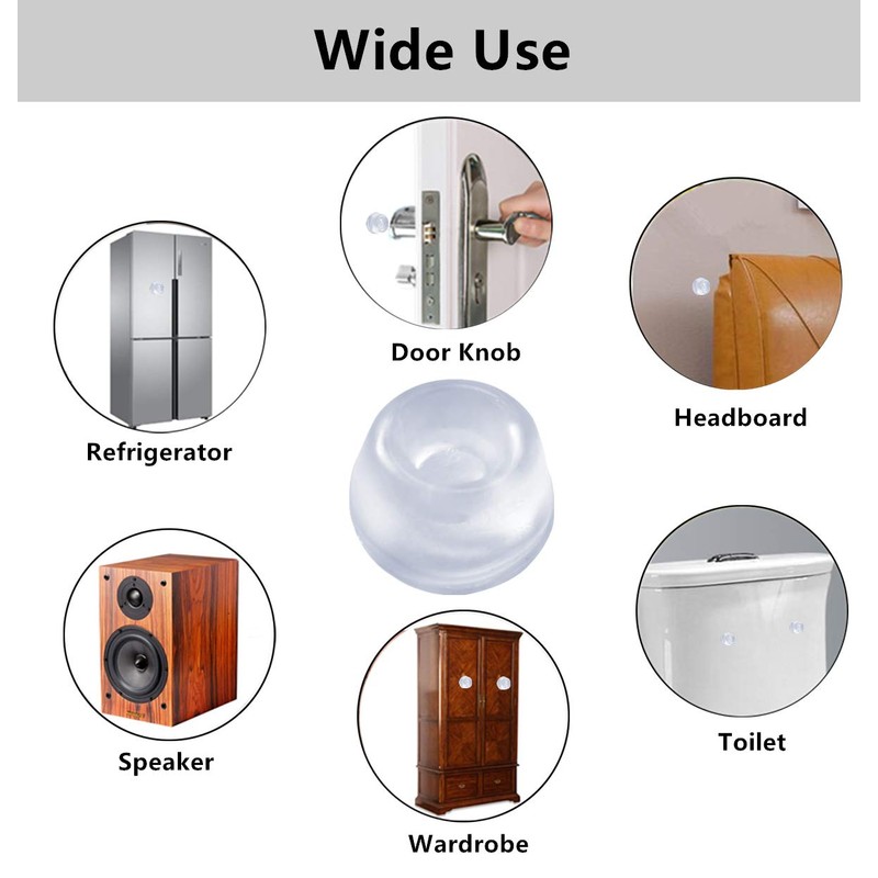 Wall Protectors from Door Knobs 12PCS, Door Knob Wall Protector,