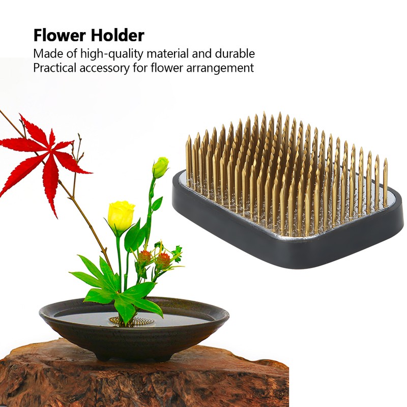 Dense Copper Needle Practical Kenzan Flower Arrangement Needle Pin Accessory