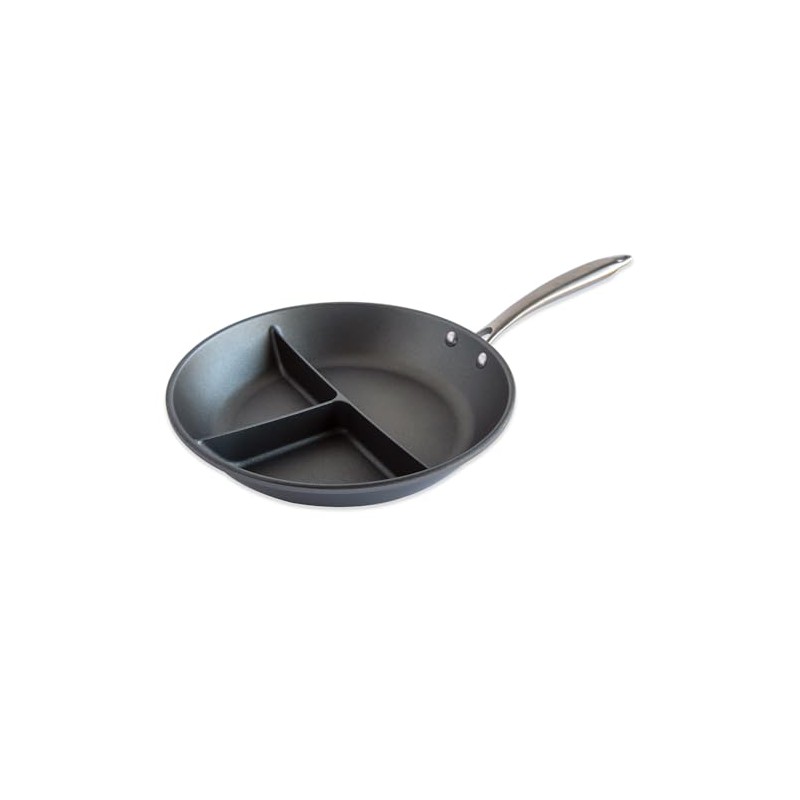 Nordic Ware 3-in-1 Divided Nonstick Skillet - 12 inch diameter;