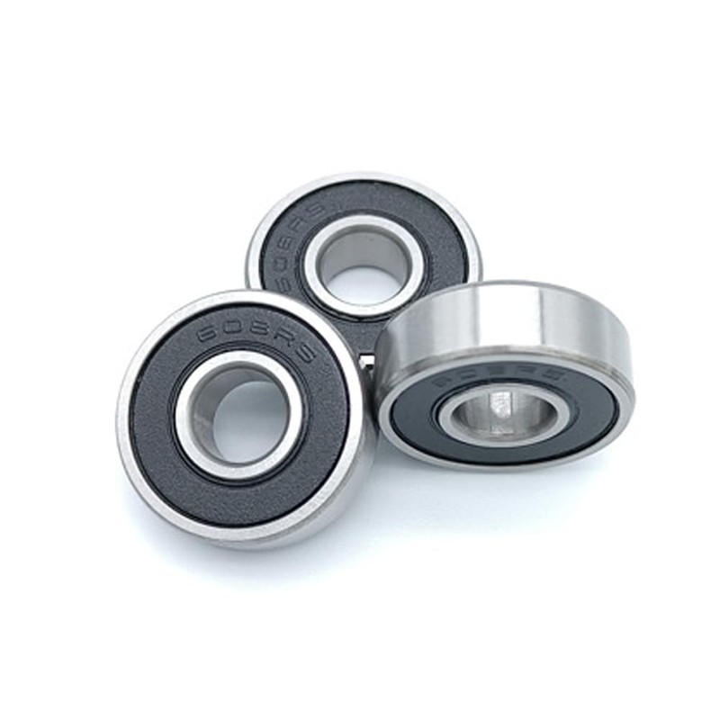 608 2RS Ball Bearings - 10 Pcs Double Rubber Sealed