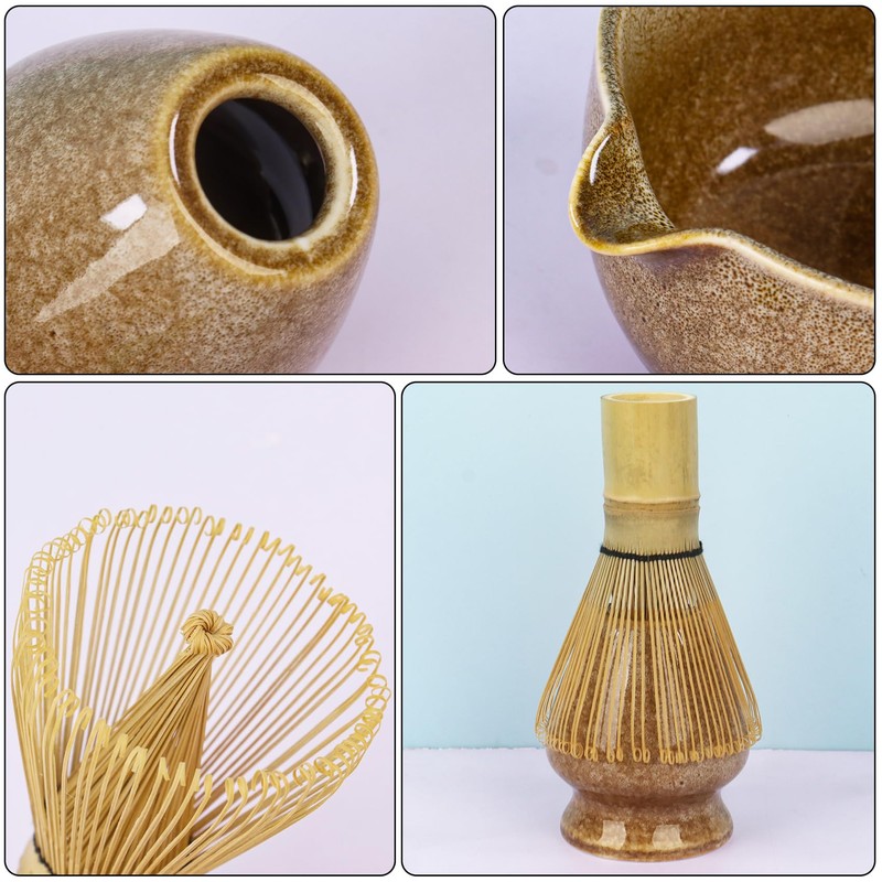 Matcha Set-Set of 7 Matcha Kit for Ceremony Matcha Whisk