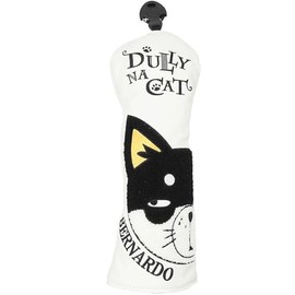 DULLY NA CAT Dalina Cat DN-FC 02 Headcover FW Fairway Bernardo (White)