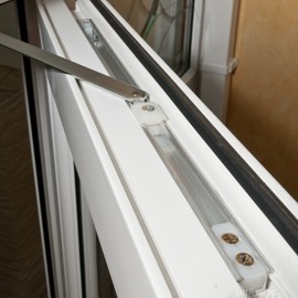 1 x 500mm Passivated Steel Restrictor Door Stay with Adjustable Friction pad - Holds Open at 135°