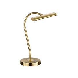 Trio Leuchten LED TOUCH table lamp CURTIS, polished brass 579790108