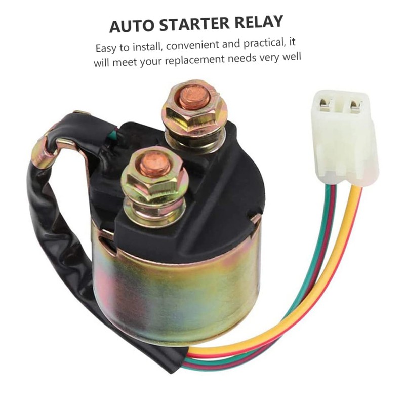 ULTECHNOVO Solenoid Relay 12v Starter Solenoid for Car Auto Starter