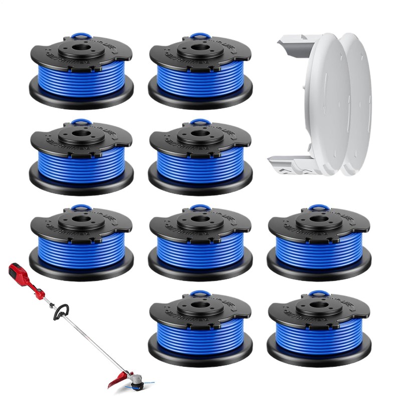 String Trimmer Replacement Spool,Nylon Trimmer Lines and Cover Replacement |