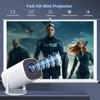 Sucetiho Mini Projector with WiFi and Bluetooth, Portable Outdoor Movie