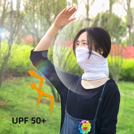 Cooling Neck Gaiter Bandana Face Mask for Men Neck Gaiters Summer Half Face Scarf Cover Sun UV Protection for Cycling Fishing