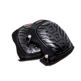 SAFE HANDLER Professional Breathable Crystal Gel Knee Pads with Heavy Duty Foam Padding and Comfortable Gel Cushion | Strong Double Straps, Easily Adjustable Fix Clips (Breathable Black)