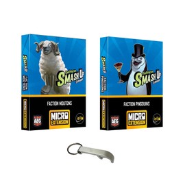 Smash Up Set of 2 Micro Extensions Sheep + Penguins + 1 Blumie Decals (Penguins + Sheep)
