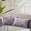 GIGIZAZA Decorative Throw Pillow Covers 20 x 20,Voilet Purple Sofa