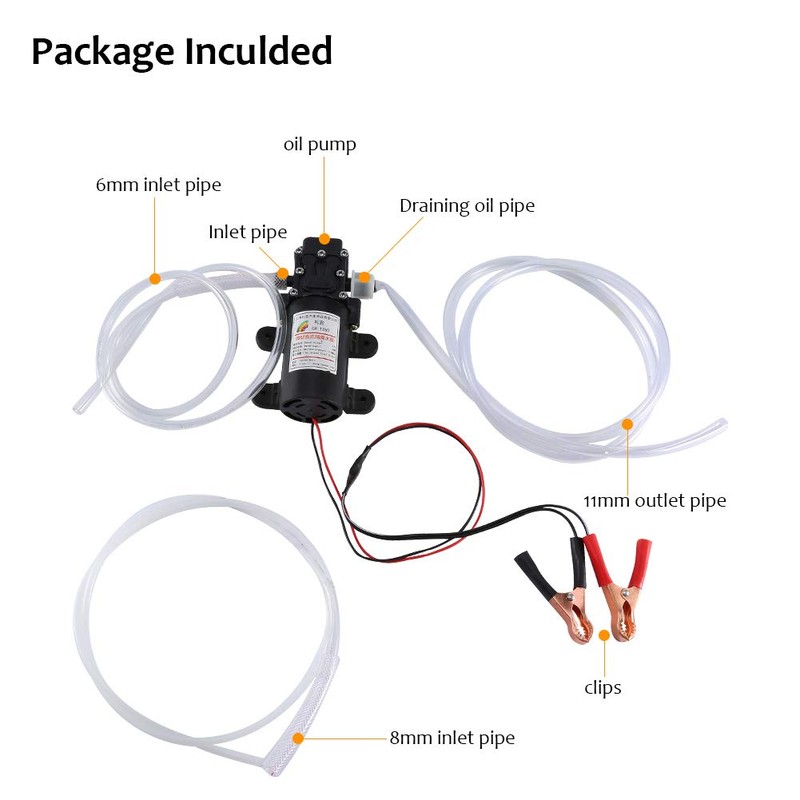 Keenso 12 V 0.8 MPA Oil Pump Kit, Car Oil