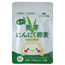 鉄子の発芽にんにく卵黄 40粒入 10日分 お試し 完全無添加 佐賀県産 スプラウトにんにく 有精卵 ミヤハラ農園