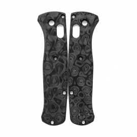 Flytanium Raindrop Carbon Fiber Scales for Benchmade Bugout Knife
