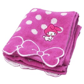 Marushin Sanrio My Melody Face Towel, 13.4 x 31.5 inches (34 x 80 cm), Lovely Melody, 100% Cotton, Jacquard Towel 3005025500