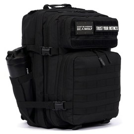 WOLFpak 45L MEAL PREP MANAGEMENT BACKPACK (ALPHA BLACK MEAL) Lunch Box, Cooler, Travel, Insulated Bag, Daypack