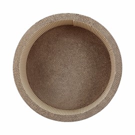 ScratchMe Cat Scratching Cardboard Cat Scratcher Bed Lounge and contains catnip
