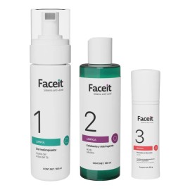 Sistema O Rutina Contra Acné De Tres Pasos Faceit