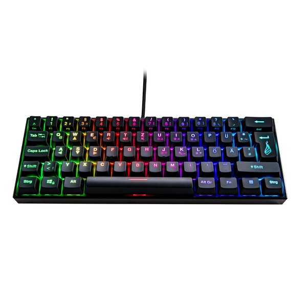 SureFire Kingpin M1 60% Mechanical Gaming Keyboard German, Gaming Multimedia