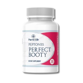 Peptones Perfect Booty Purest Life – Suplemento para Glúteos, 100 Cápsulas, Fórmula con Mezcla Patentada para Tonificar y Reafirmar | 1 Pieza