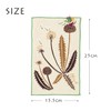 Kusunobashi Crest Weave [moritaMiW] Pocket Handkerchief, Wayside Fujin-san Green [A-68093-86-BG]
