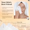 Toot Care Disposable Face Towels, 100% Biobased, Ultra-Soft Makeup Removal