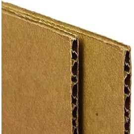 supplyhut 500 7.5x7.5 Cardboard Corrugated Pads Inserts 45 RPM Filler Sheet 7.5 x 7.5