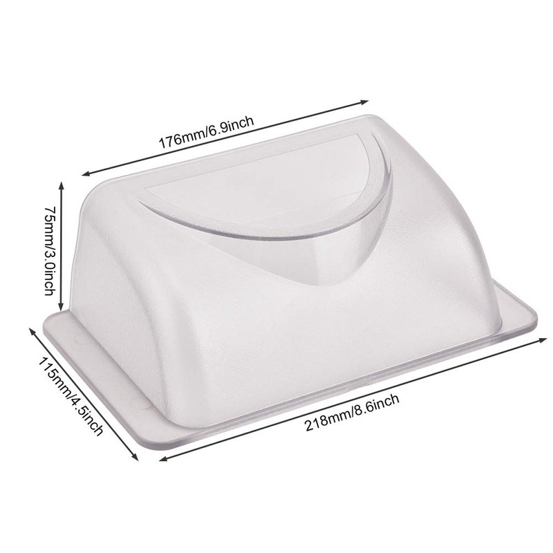Wendry Plastic Rain Cover, Plastic Rain Cover Shell for Door