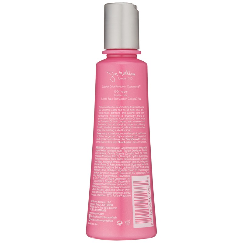 ColorProof Color Care Authority Plush Locks Leave-In Smooth, 6.7 fl.