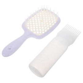 minkissy Novelty Hair Styling Wide Tooth Detangler Vented Hair Brush Scalp Massage Comb Set